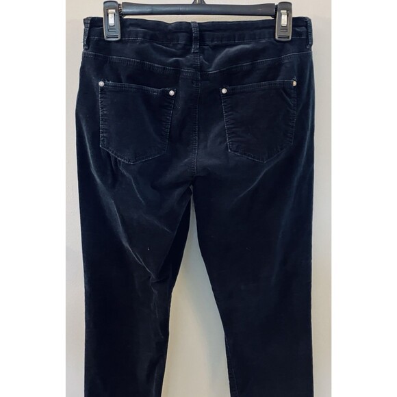 Buffalo David Bitton Womens Corduroy Pants 8/29 Mid-Rise Dark Blue - Picture 5 of 6